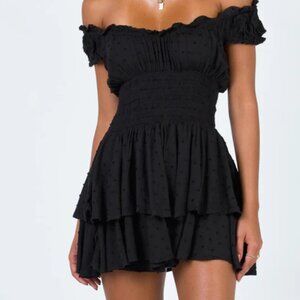 Princess Polly The love galore romper black